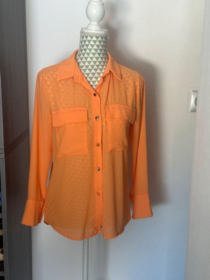 Chemise orange