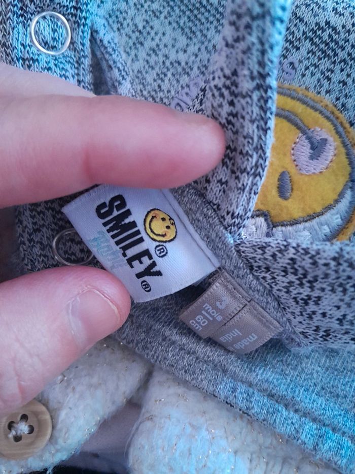 Robe grise smiley 3 mois - photo numéro 3