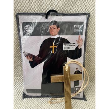 Déguisement de prêtre pour homme taille S Fiestas Guirca