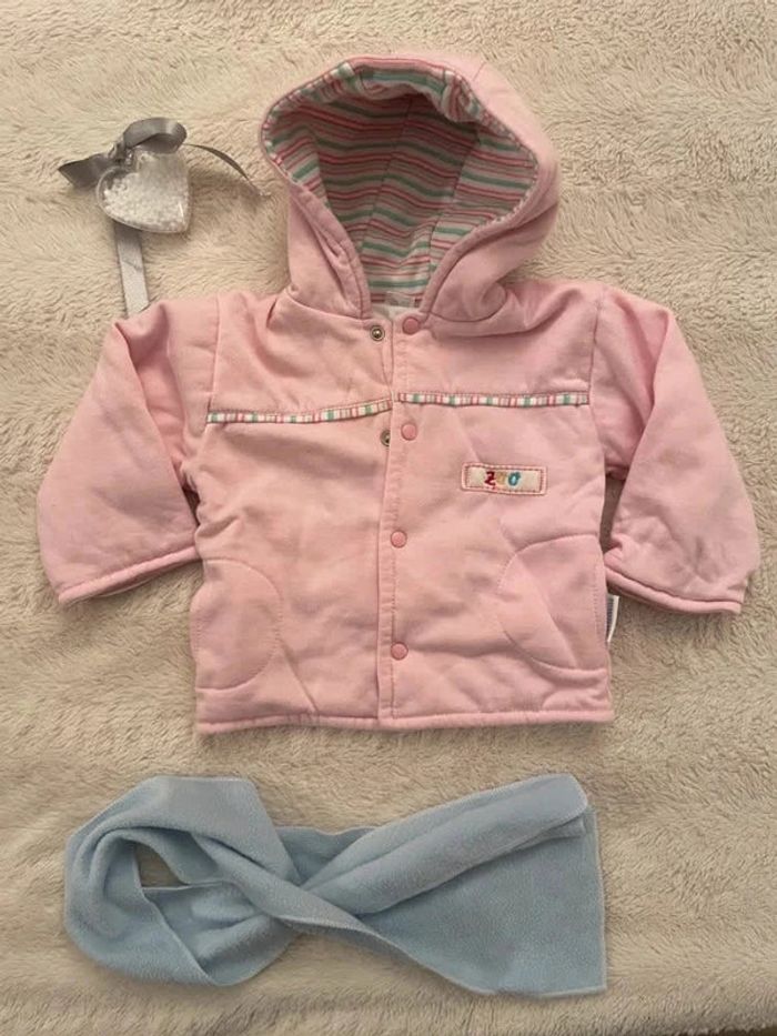 Joli manteau et son echarpe - photo numéro 2
