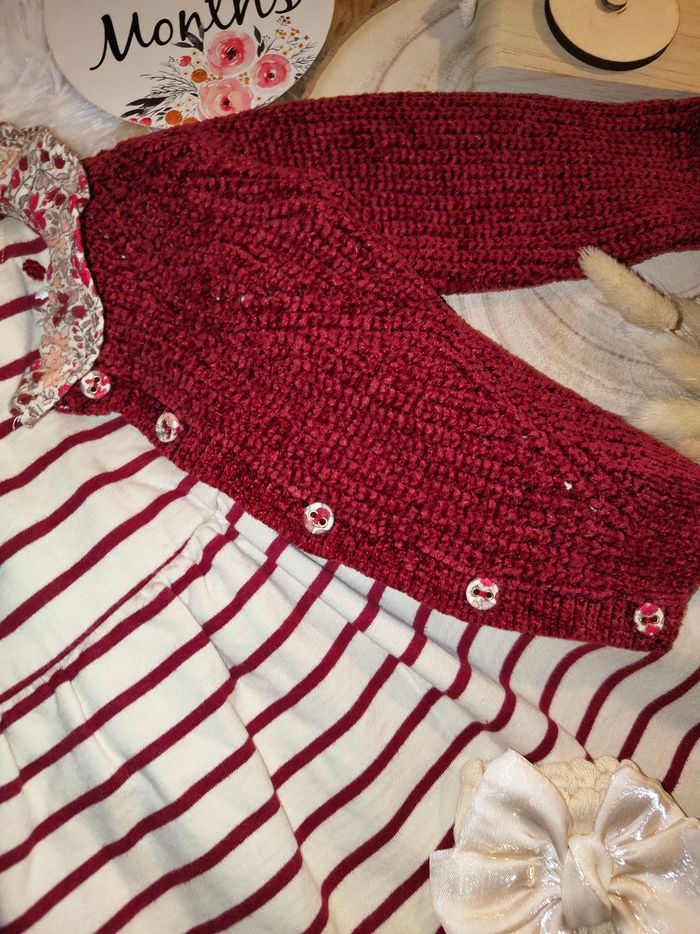 Ensemble complet automne/hiver sergent major fille 6 mois 🎀 - photo numéro 4