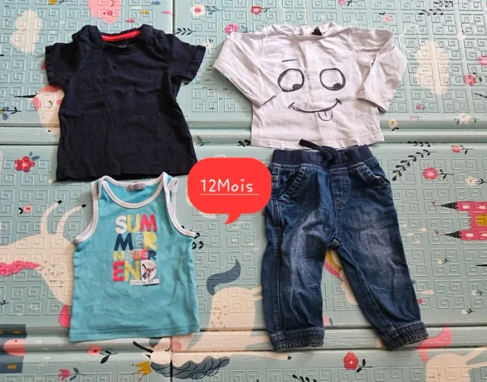 Gros Lot vêtements  (+ De 50 Articles) Bébé Garçon/Mixte + De 50 Articles - photo numéro 4