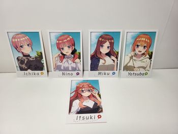 The Quintessential Quintuplets 5 Cartes Cards Collection