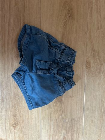 Short fille jeans léger