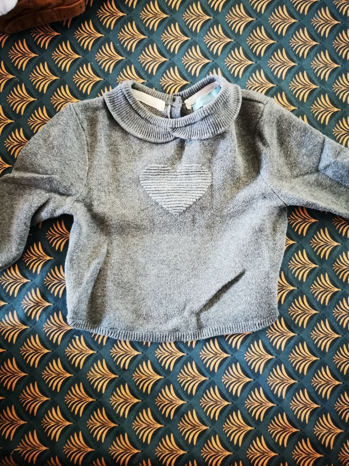 Ensemble pull et salopette en velours - photo numéro 5