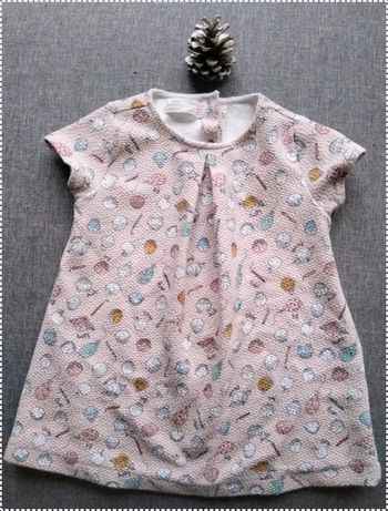 🔸Robe manches courtes - Zara 12 mois🔸