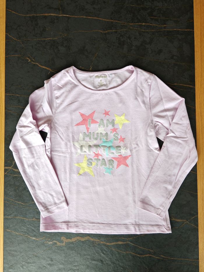 Lot de 2 t-shirts roses orchestra 8 ans - photo numéro 6