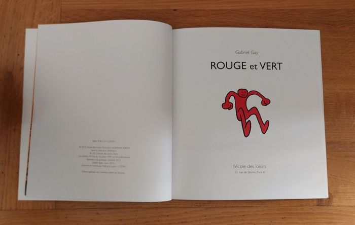 Rouge et Vert - l'école des loisirs - photo numéro 2