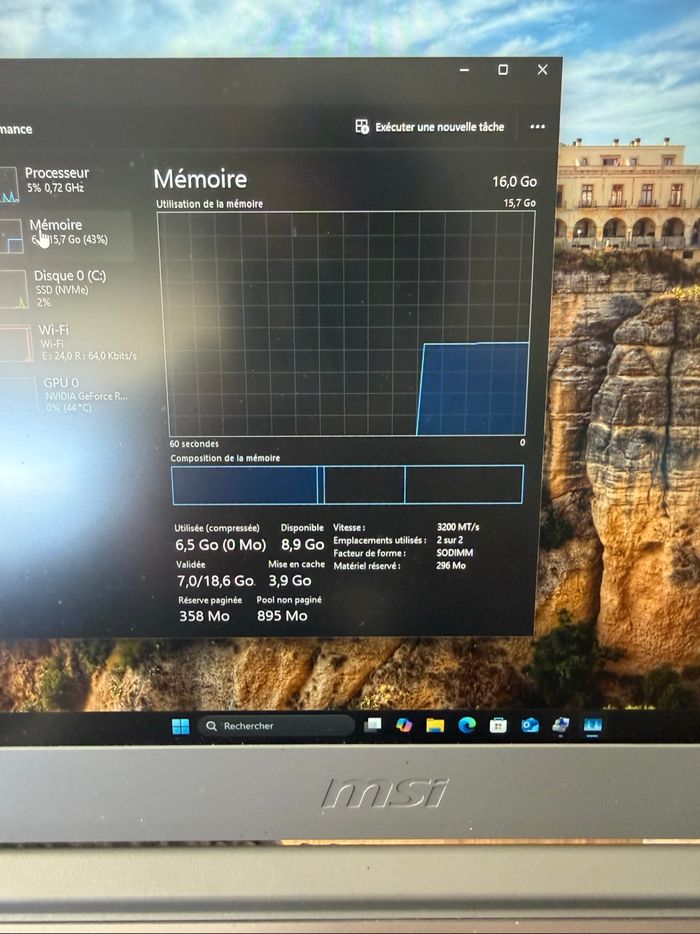 Pc gamer msi RTX 3050 - photo numéro 6