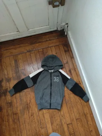 Gilet zippé 6 ans,116cm