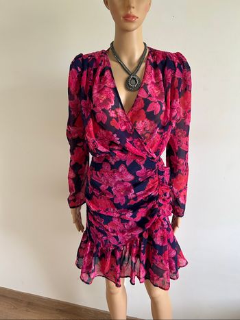 Robe fleurie neuve à manches longues Morgan taille 34 (valeur 80€)