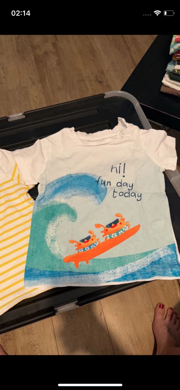 Lot tee-shirts - photo numéro 3