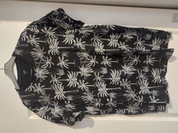 Maillot homme noir avec palmier xl
