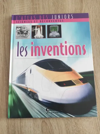Livre édition atlas les inventions