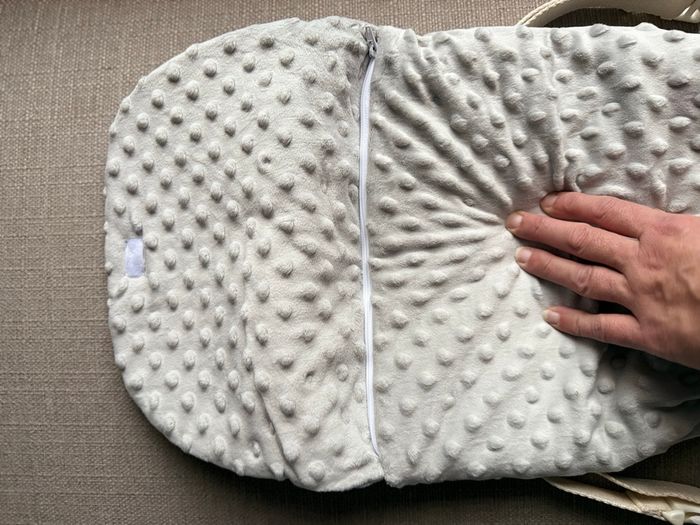 Sac enfant lapin gris et blanc - photo numéro 3