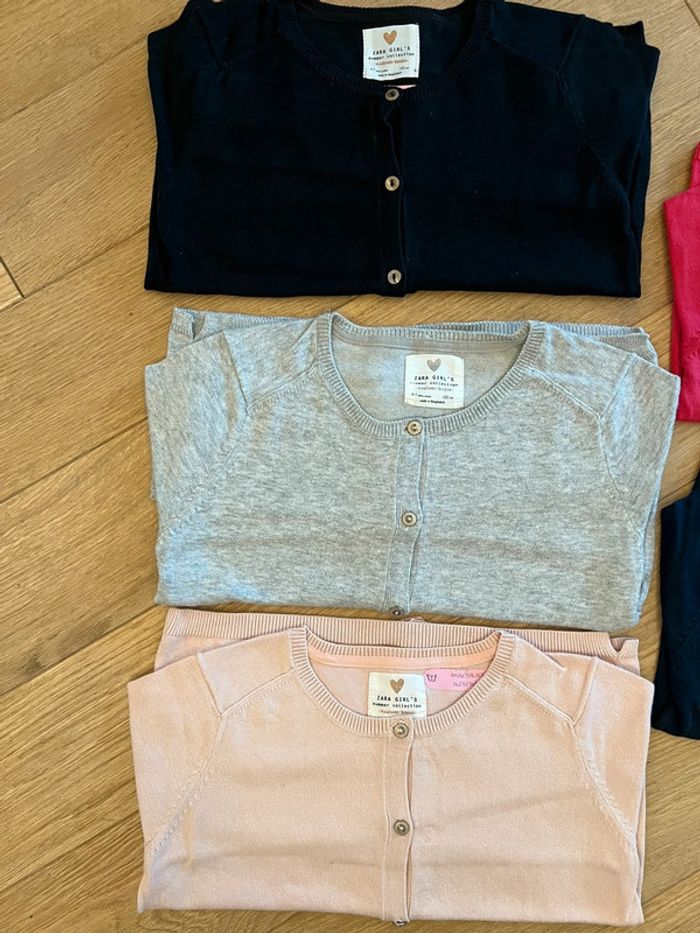 Lot de 23 vêtements automne hiver Zara fille 6 ans très bon état - photo numéro 19