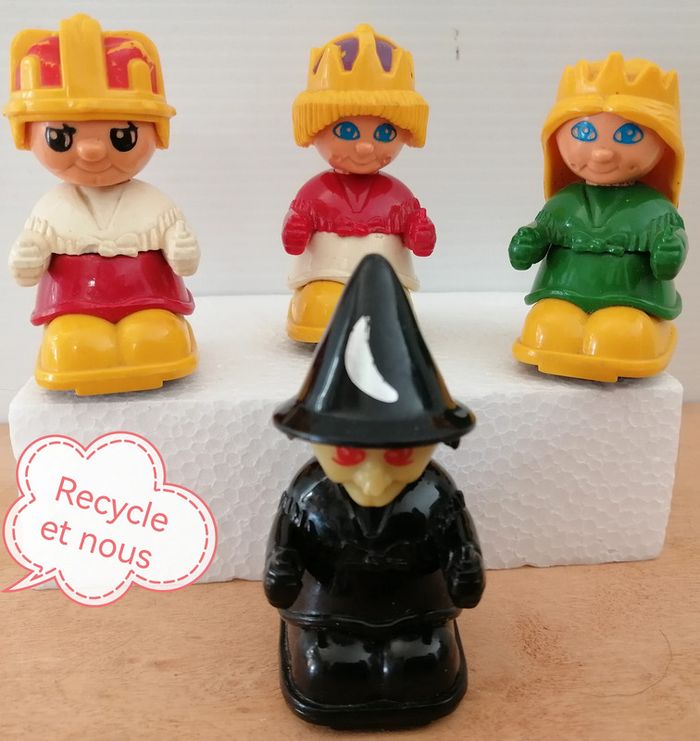 4 figurines jouet vintage matchbox 1978