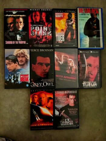 Vhs 3 pr 5 eur au choix ou les 10 VHS pr 12 eur seulement 🌺