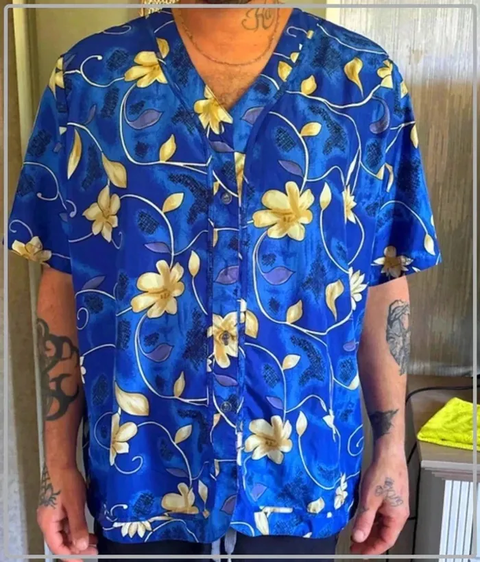 Chemise fleurie homme taille 44