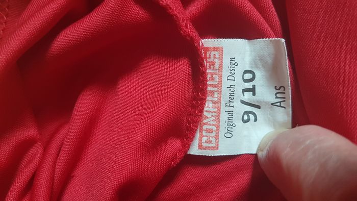 T shirt garçon 10 ans rouge Sport CNY - photo numéro 3
