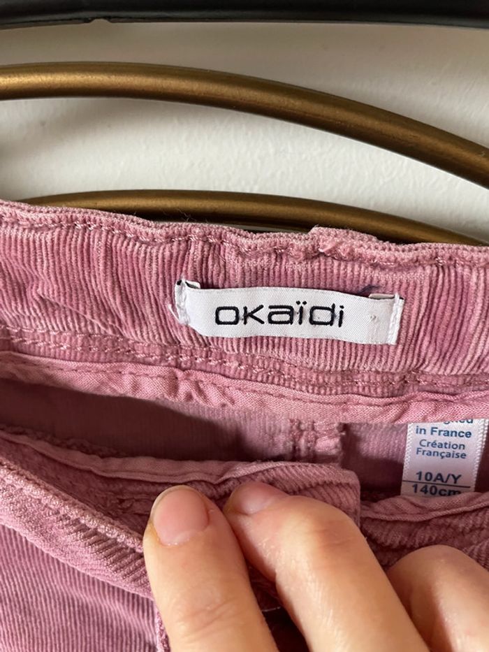 Jupe en velours Okaibi T10 ans - photo numéro 3