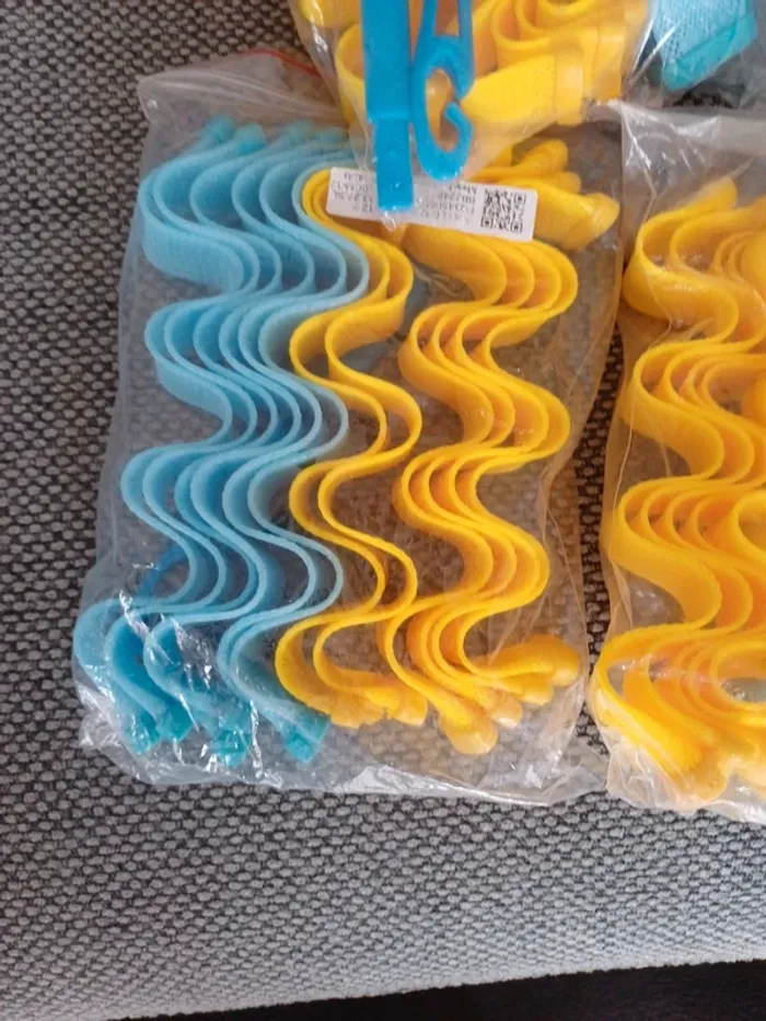 Lot de 36 bigoudis spirales sans chaleur 30cm - photo numéro 2