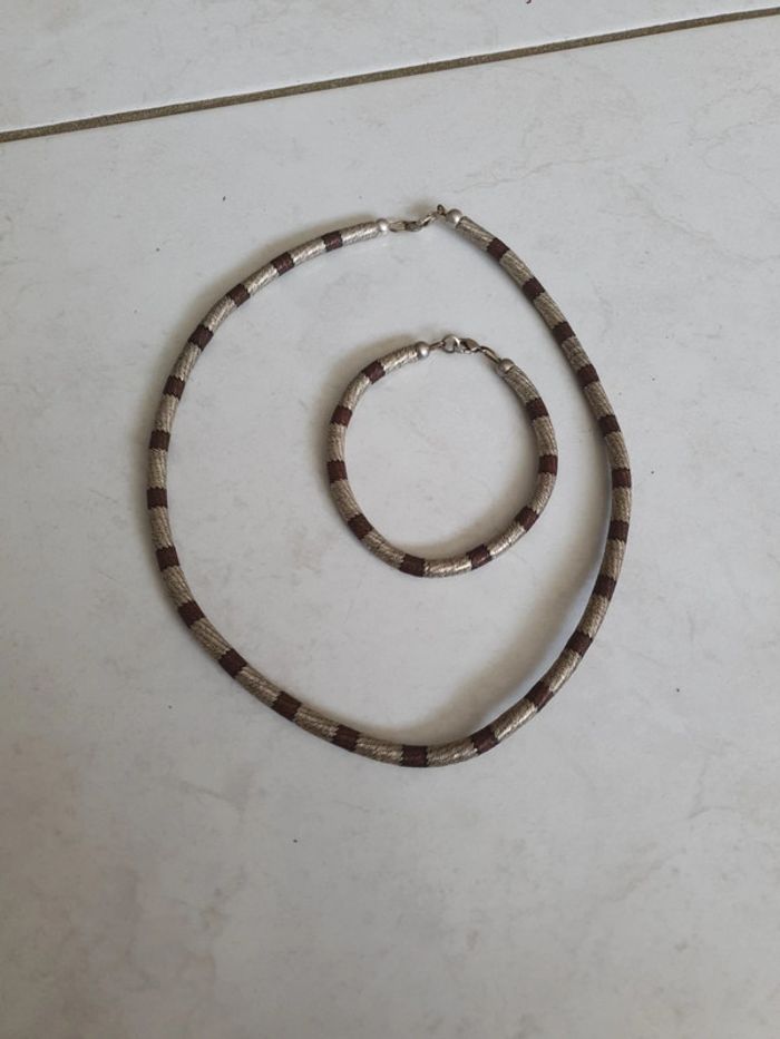 Parure collier bracelet femme neuf zz - photo numéro 2