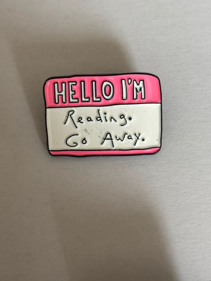 Pins Hello I’m Reading Go Away