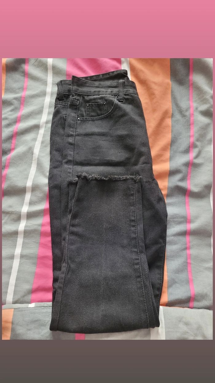 Jean mom noir L