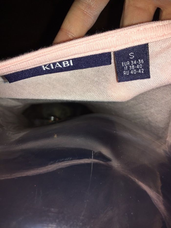 Débardeur femme rose poudré kiabi M - photo numéro 5