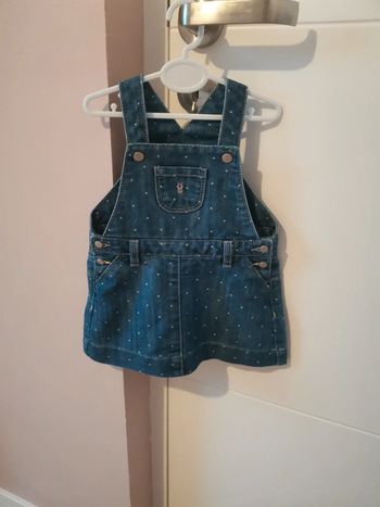 Robe salopette jean