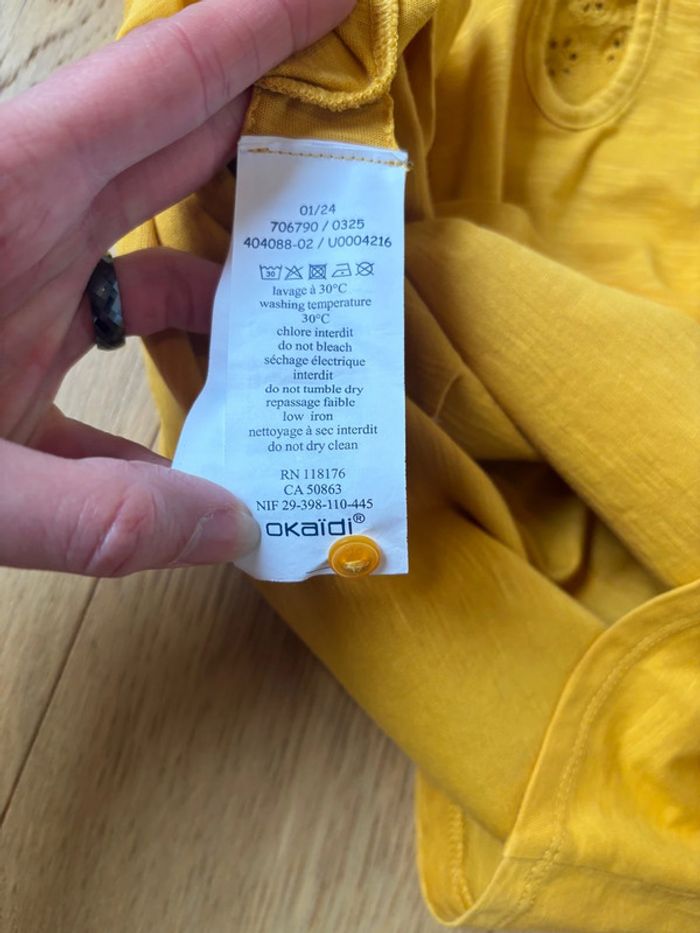 T-shirt Okaïdi 8 ans - porté 1 fois - photo numéro 6