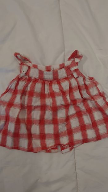 Débardeur carreaux Zara