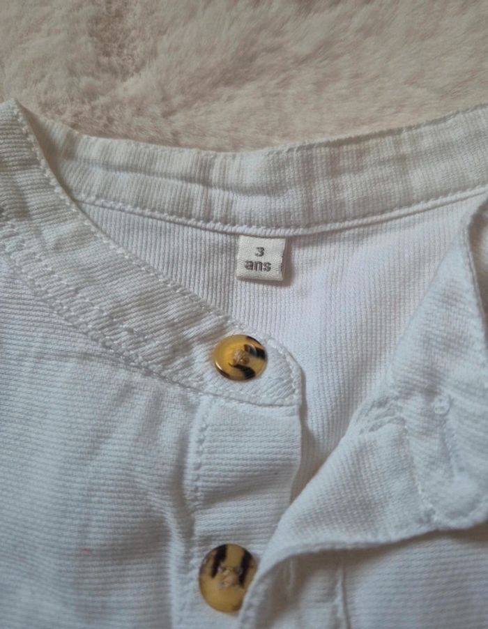 Chemise manches longues garçon 3 ans neuve jamais portée - photo numéro 4