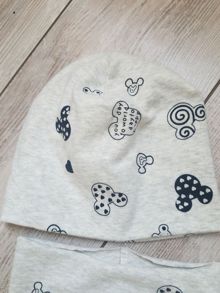 Bonnet + snood fille t 2/3 ans Minnie tbe - photo numéro 3