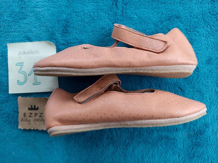 Ballerines cuir Plumetis Easy Peasy T.31 Neuves - photo numéro 4