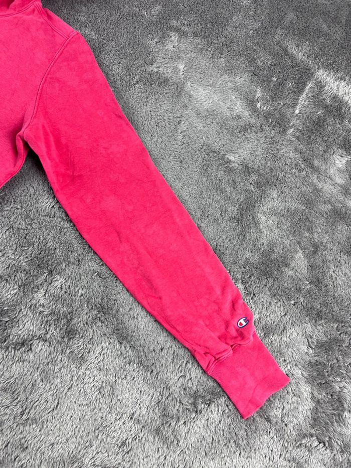 Pull sweat à capuche rose Champion Taille S - photo numéro 11