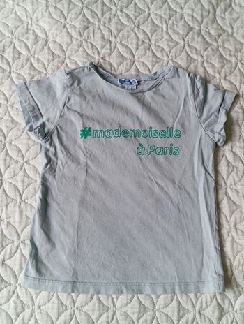 T shirt Jacadi Mademoiselle à Paris 6 ans