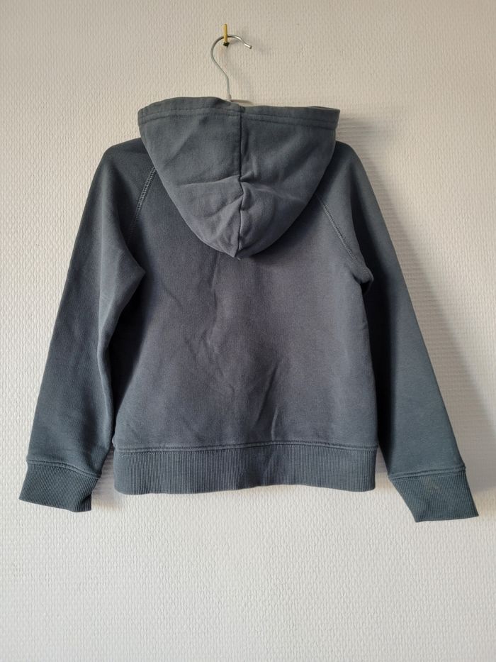 Sweat à capuche gris TAO 4 ans TBE - photo numéro 3
