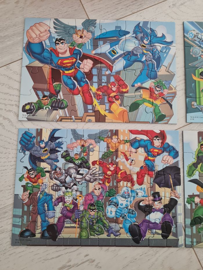 Coffret 4 puzzles DC Super Friends / Héros - photo numéro 4