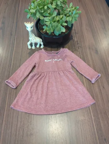 Robe manches longues Kiabi 9m