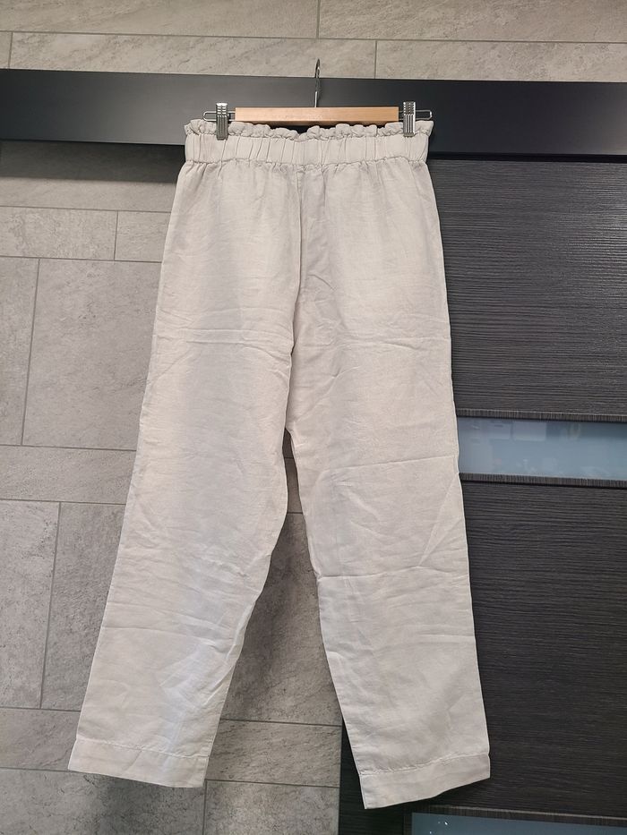 Pantalon lin Sud Express Taille L - photo numéro 6