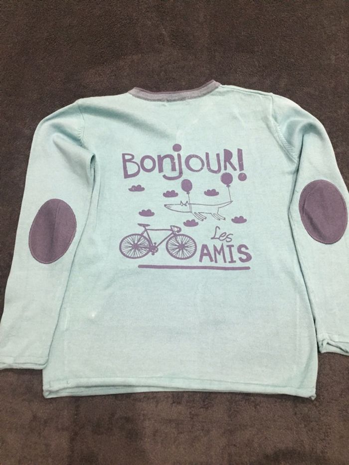Pull col V 8 ans