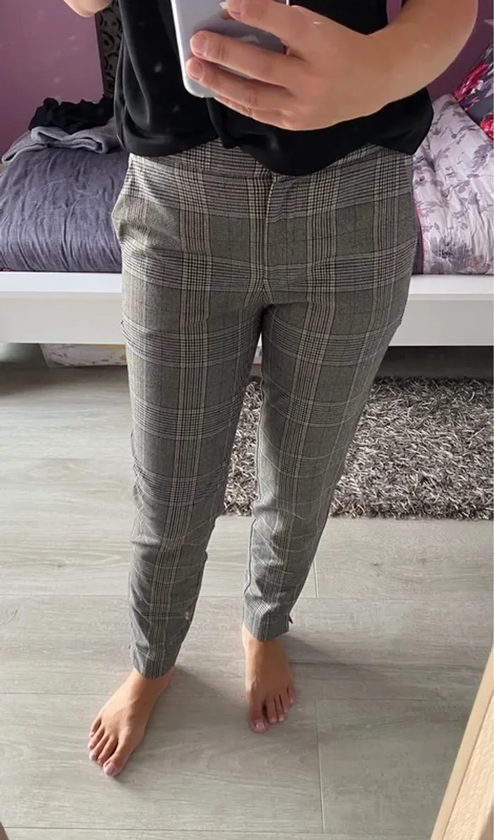 Pantalon carreaux Promod 38 - photo numéro 5