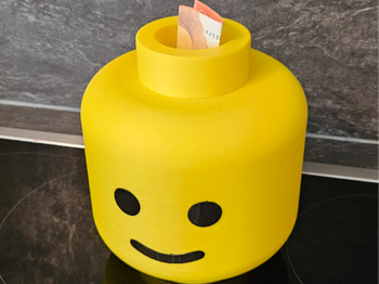 Tirelire Tête de Lego Ø153mm
