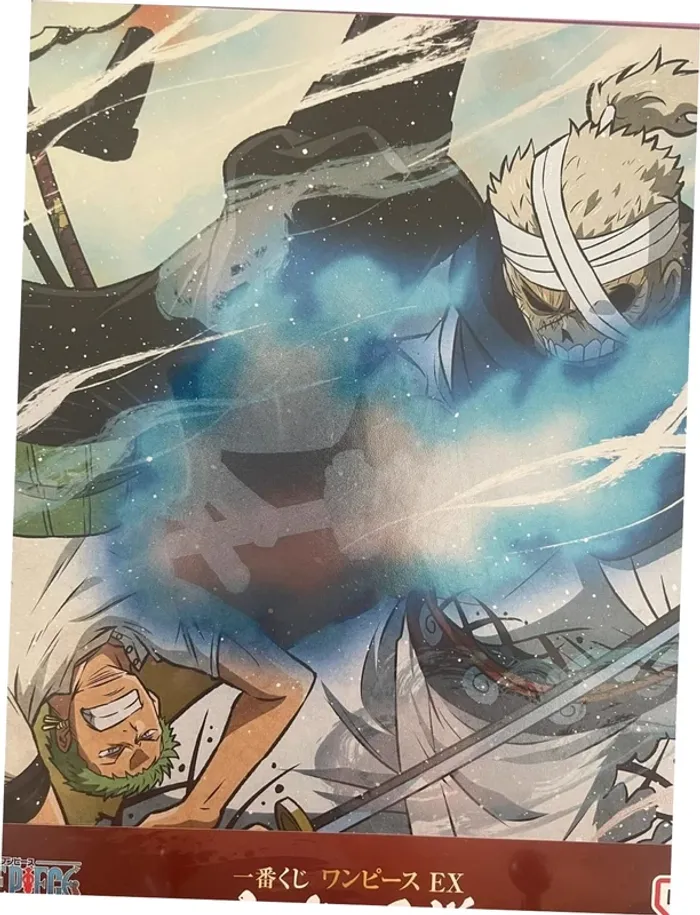 One Piece - Shikishi Roronoa Zoro & Ryuma 20 cm - Ichiban Kuji Shikon no Keifu (Lot G) - photo numéro 2