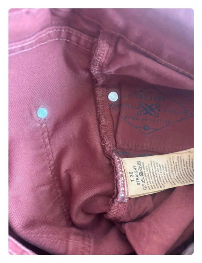 Short Jules taille 36 rouge bordeaux - photo numéro 4