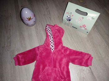 Veste polaire réversible 6 mois