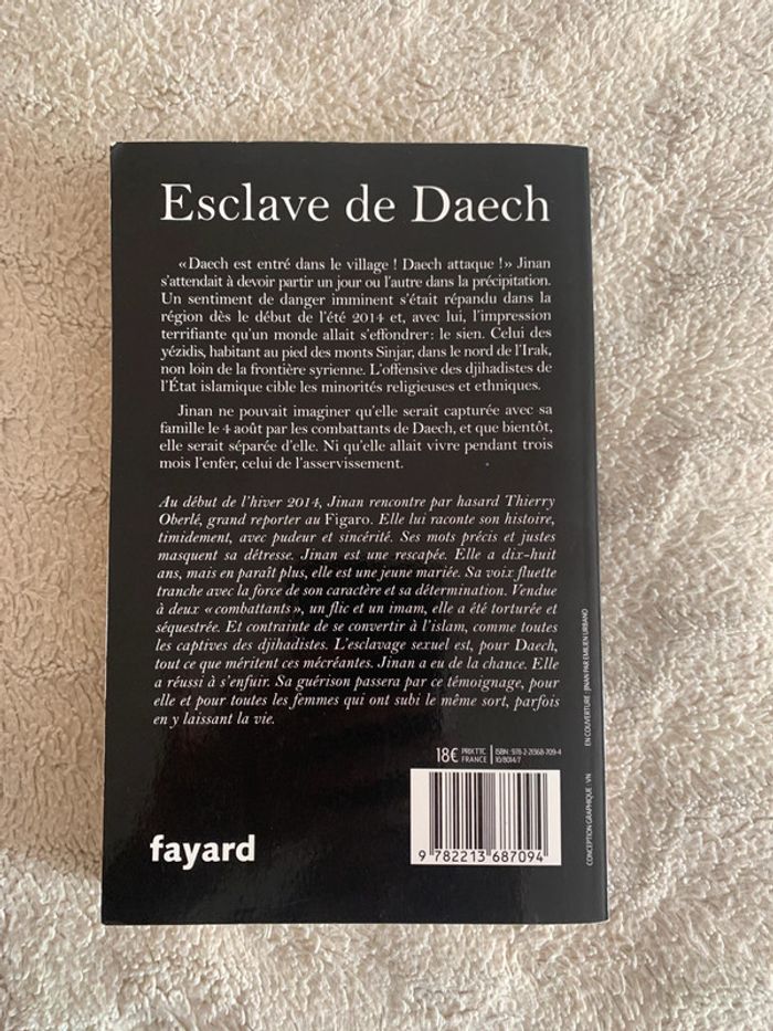 Livre Esclave de Daech ( témoignage ) - photo numéro 2