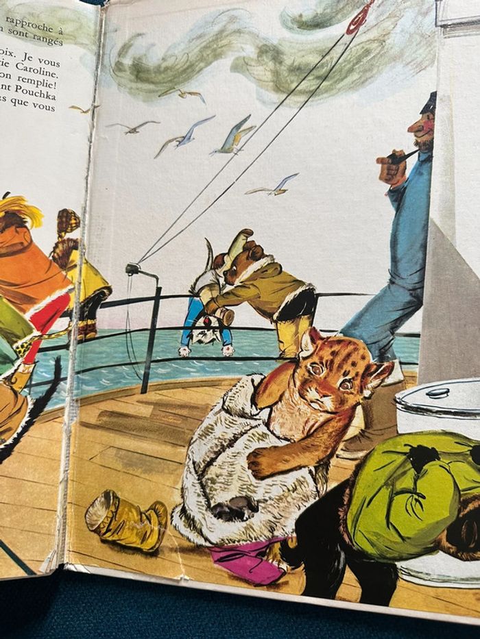 1980 Livre ancien Caroline au Pôle Nord Grands albums Hachette bd Pierre Probst - photo numéro 4